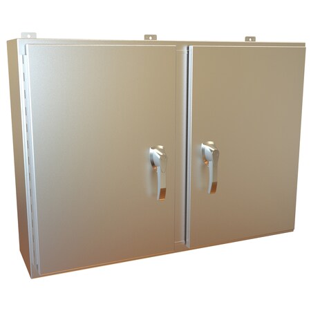 Hammond 3 Point Latch with Padlock Handle Electrical Enclosures, 30 in H, 10 in D, 42 in W HN4WM304210S16